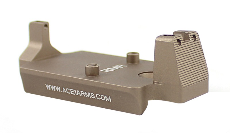 ACE1 ARMS Dueck Defenseスタイル M1911用RBU FDE | エアガンパーツ