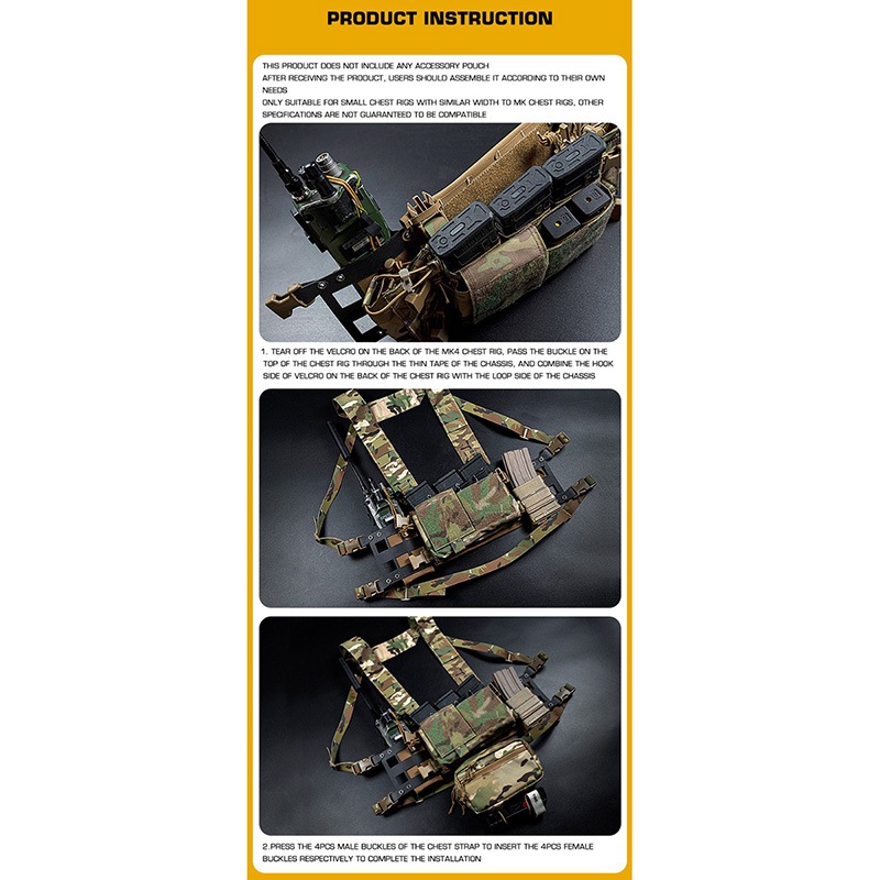BFセール】WoSporT Spiritus Systems MK4チェストリグ用エクステンド