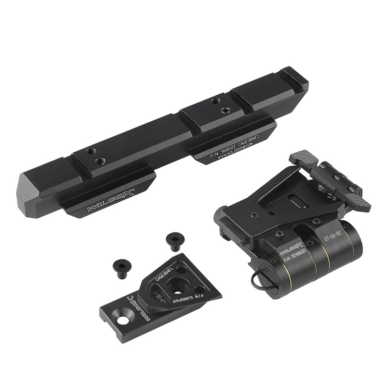 SOTAC GEAR WILCOXタイプ サイドフリップマウント(左展開)＆ ライザー