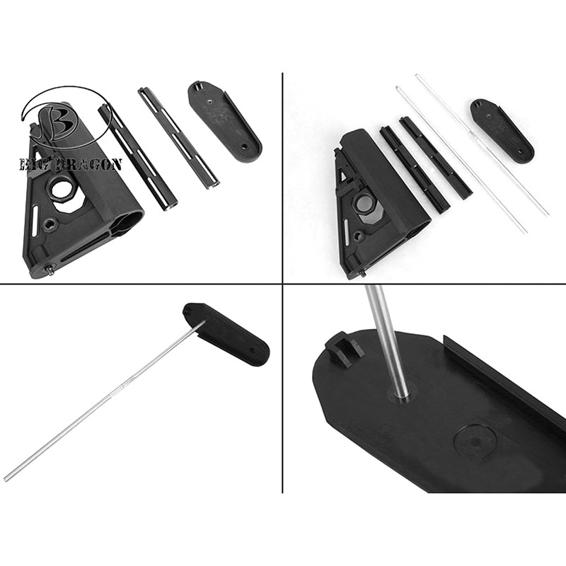 BIGDRAGON Larue Tactical RATタイプストック BK | エアガンパーツ