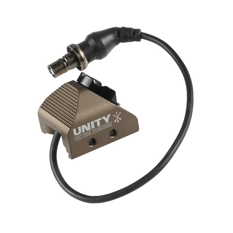 米軍陸軍タンカースヘルメット用リモートスイッチ希少品 SOTAC GEAR UNITYタイプ ホットボタン スカウトライト用 リモート