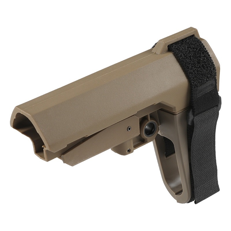 BJ Tac Sbtactial SBA3タイプ ピストルストック ナイロン FDE