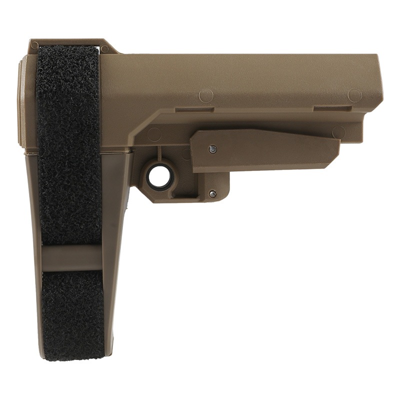 BJ Tac Sbtactial SBA3タイプ ピストルストック ナイロン FDE