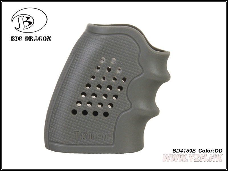 BIGDRAGON Pachmayrタイプ リボルバーラバーグリップ BK【メール便可能