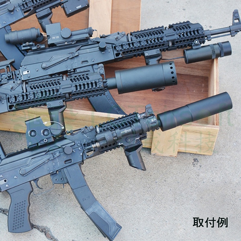 LCT Zenit DTK-4Pタイプサイレンサー (24x1.5mm R) | エアガンパーツ