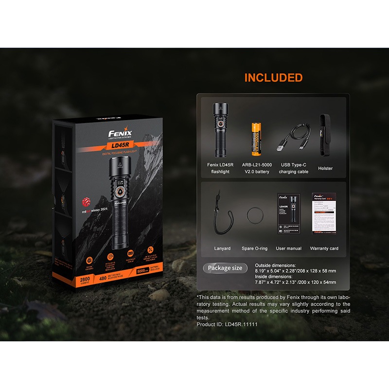 FENIX(フェニックス) LD45R デジタルフォーカス アウトドア フラッシュ