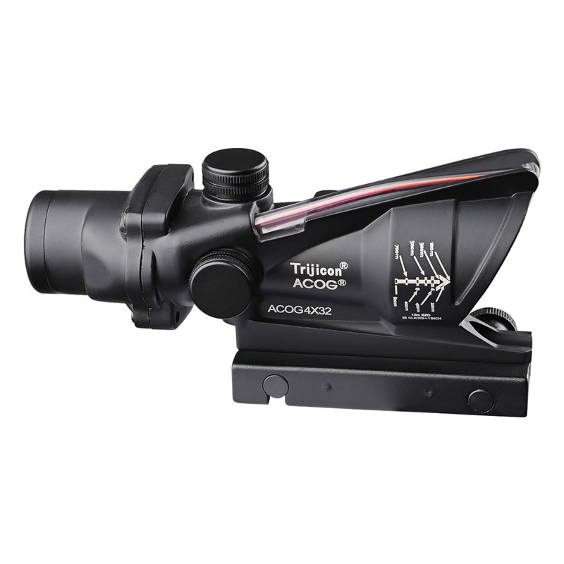 TR ACOGタイプ 4×32集光レッドファイバースコープ (Chevron Reticle