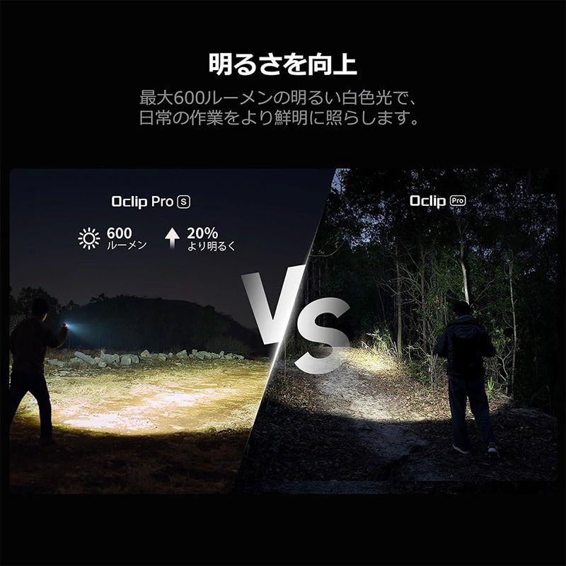 OLIGHT(オーライト) Oclip Pro S 5-in-1 クリップライト 600ルーメン 4