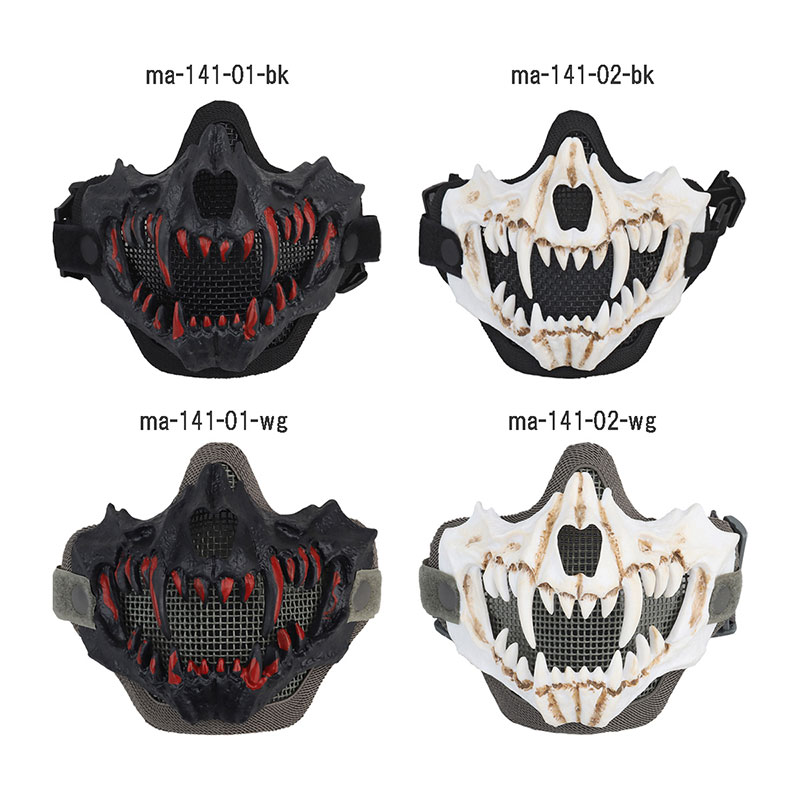 WoSporT ブラックファング ハーフフェイスガード (スタンダード Ver