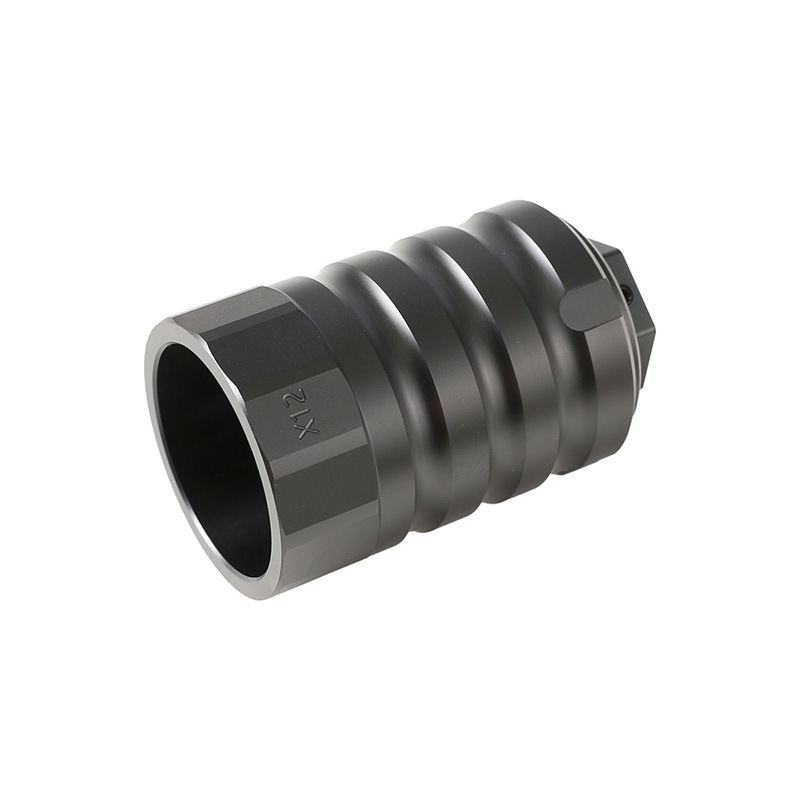 Airsoft Monster SilencerCo Omega 9Kタイプサイレンサー＆JMAC X12マズルブレーキ/ブラストシールド