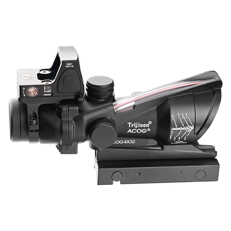 TR ACOGタイプ 4×32集光レッドファイバースコープ/RMRセット (Chevron