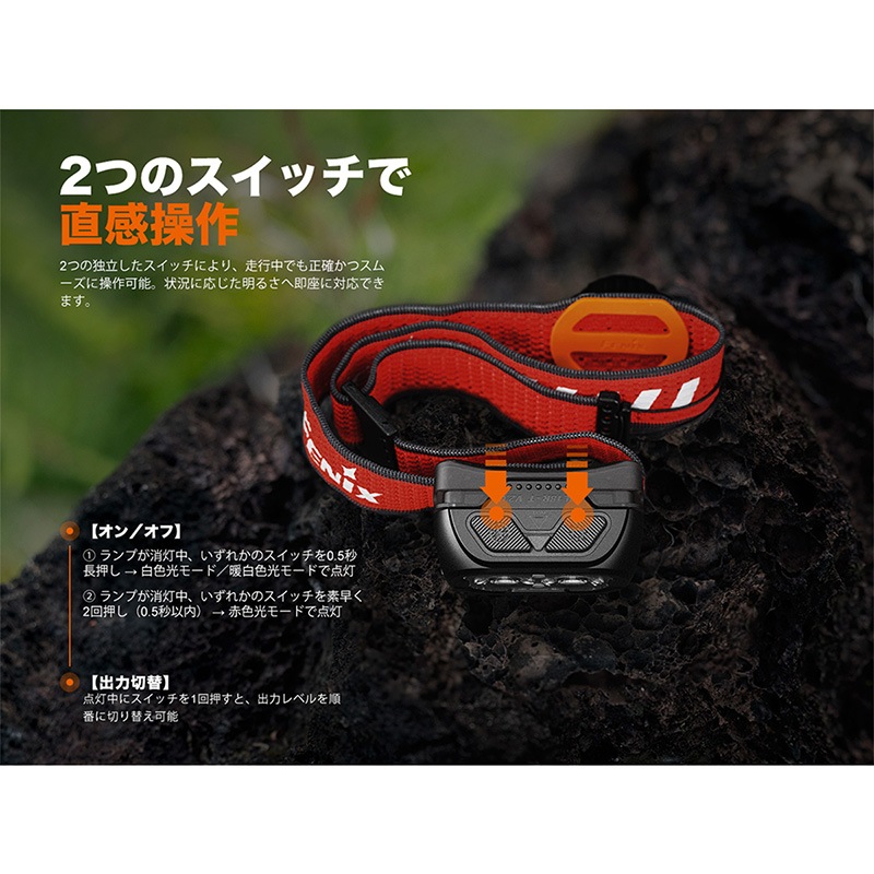 FENIX(フェニックス) HL18R-T V2.0 高性能 トレイルランニング ヘッド