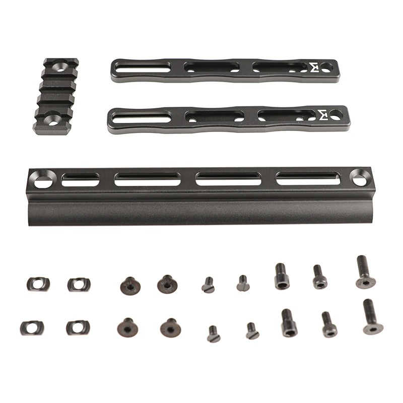 Airsoft Artisan PMMタイプ SCAR 16/17 M-LOKレールセクション Black