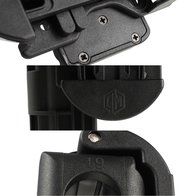 Quantum Mechanicsタイプ クイックタクティカルホルスター Black