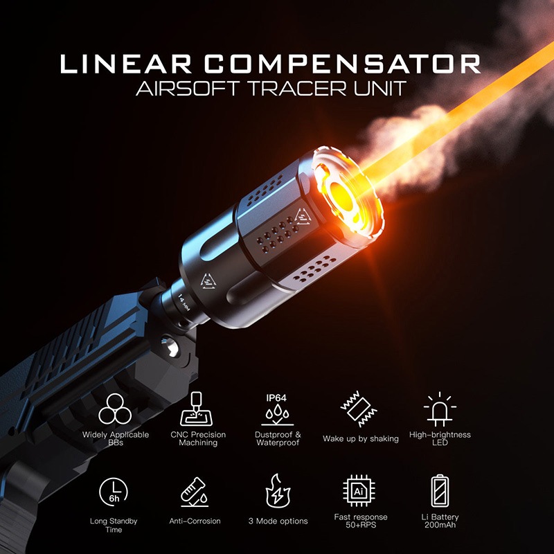 EMG/Strike Industries/Eshooter Pistol Linear Compensator FLARE