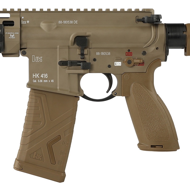 UMAREX/GHK HK416A5 11inch CO2 GBBR FDE ガスブローバックライフル