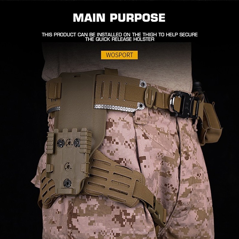 WoSporT SCスタイル SKV2(Side Kick V2) ホルスターパッド MCBK