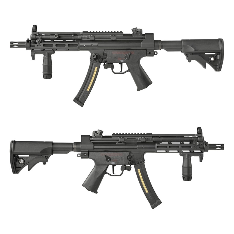 エアガン mp5 SRC H&K MP5 SDF サイレンサー PDWストック フルサイズ電動ガン
