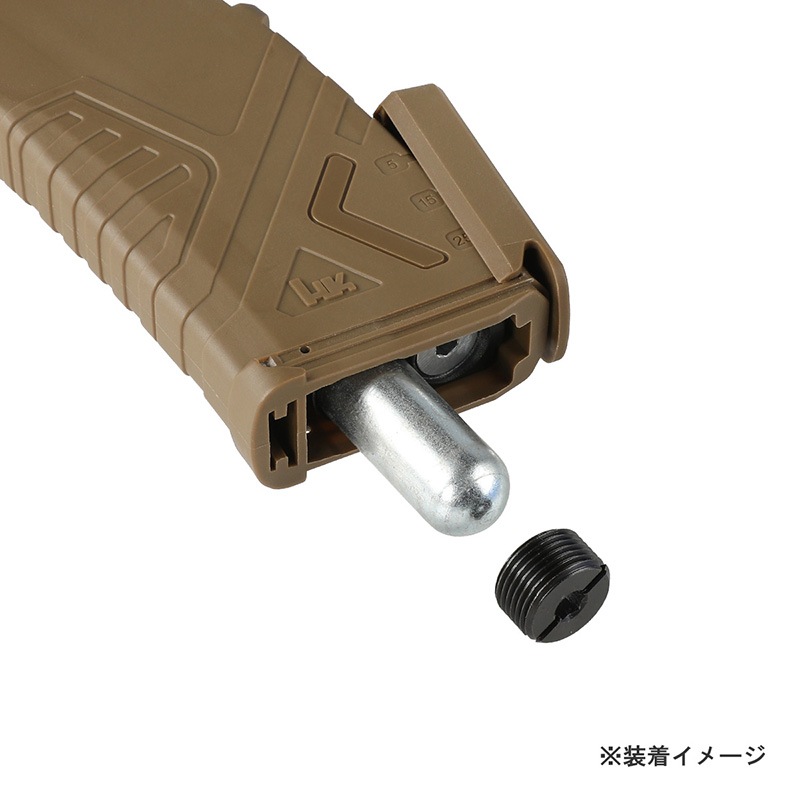 GHK New Ver 416 シリーズ CO2マガジン　2本セット GHK CO2マガジン HK Gen3 PMスタイル HK416 AR M4用 FDE スペア