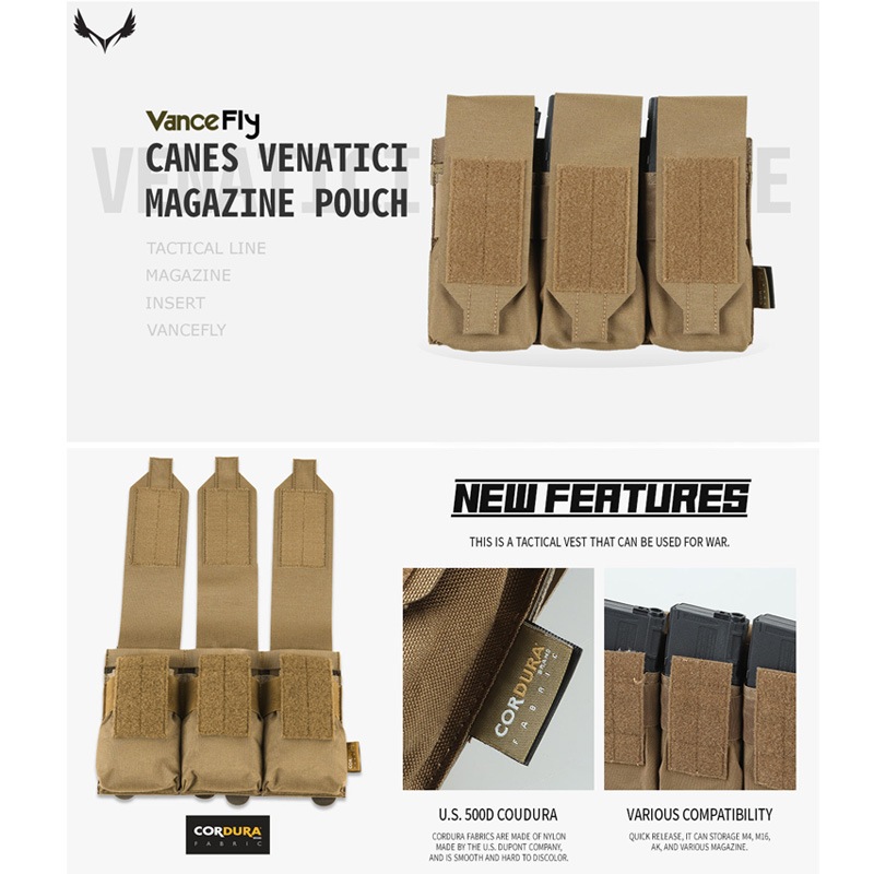 PARACLETE マガジンポーチ&ラジオポーチ coyote TMC PARACLETEタイプ M-bitter PRC ラジオポーチ マルチカム 実物生地