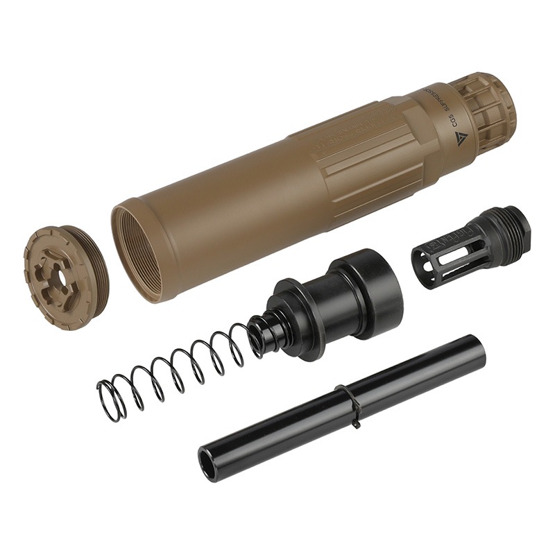 Airsoft Artisan CGS SCI-SIX タイプ ダミーサイレンサー & Noveske