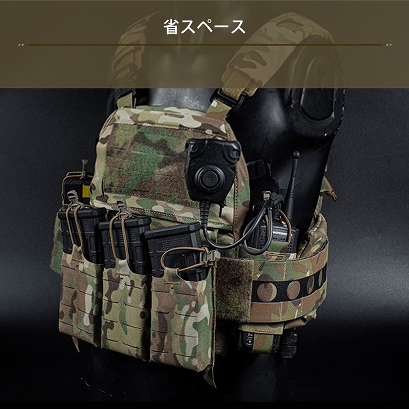 WoSporT Ferro Concepts Wingman V2タイプ サイドポーチ BK | サバゲー