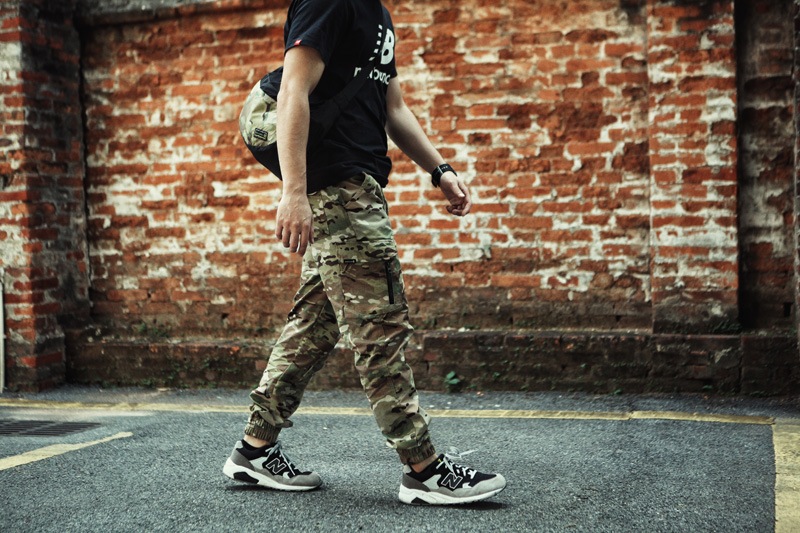 EmersonGearS カモフラージュリブパンツ マルチカム REDジッパー 36