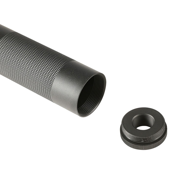 ミッションヘリコプター様サイレンサー Maple Leaf Whisper ダミーサプレッサー 135mm (14mm正逆/16mm正ネジ