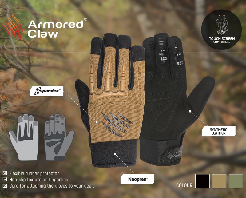 Armored Claw BattleFlex タクティカルグローブ Sサイズ/Black
