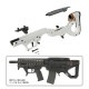 SRU PRECISION SARB-15/AR15 ֥ѥåץ㡼å White GBB RealSteel Ver.