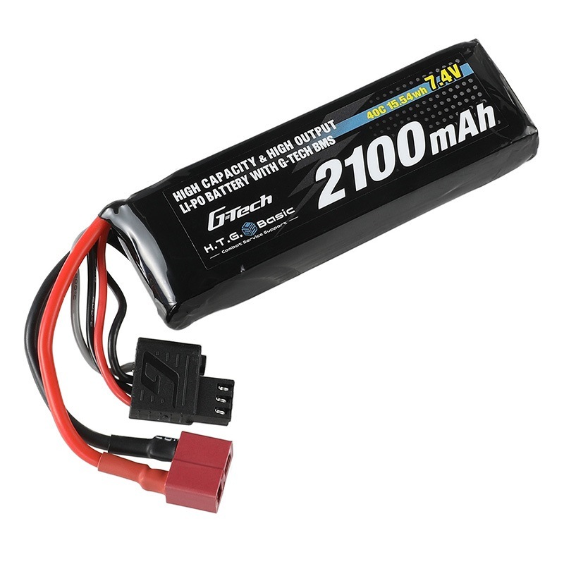 HTG١å ݥХåƥ꡼ ư õG-Techѡ (7.4V 2100mAh 40C) ߥS ǥ󥺸ߴͥ(T) [HighCapacity/HighOutput]