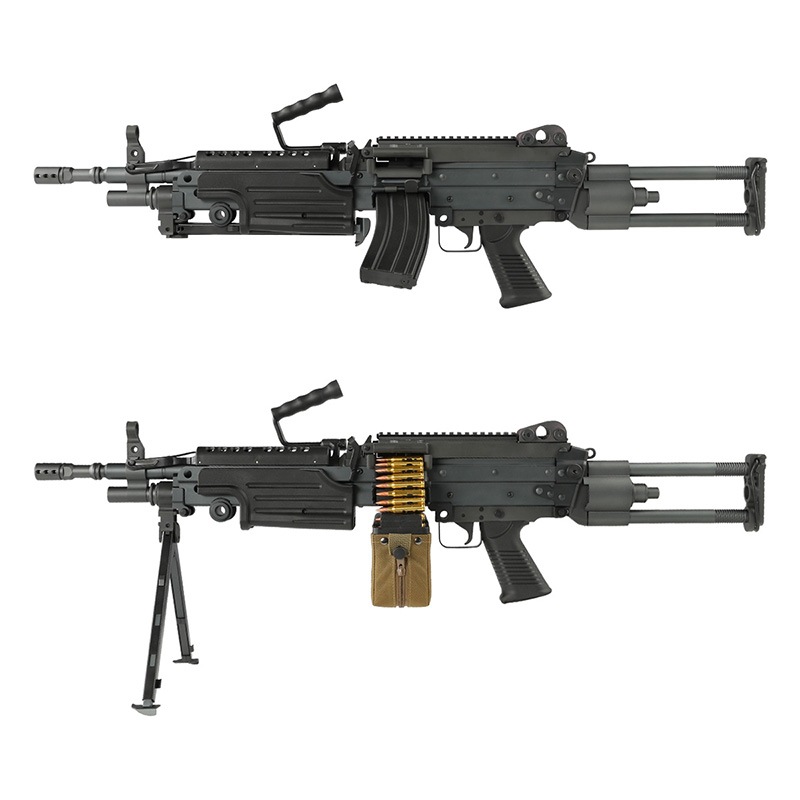WELL PRO M249 PARA LMG ライトマシンガン 電動ガン (ツインモーター