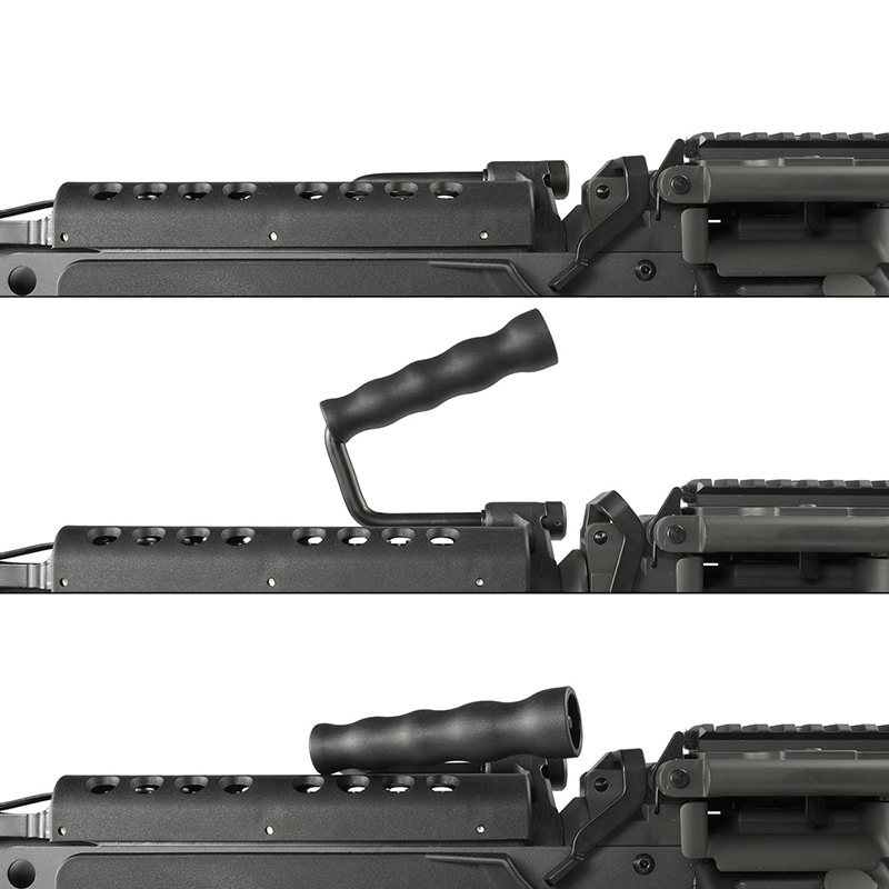 CA249P 電動ガン メタルキャスティング S&T M249 PARA スポーツライン電動ガン BK【BOXマガジン仕様】※FN刻印