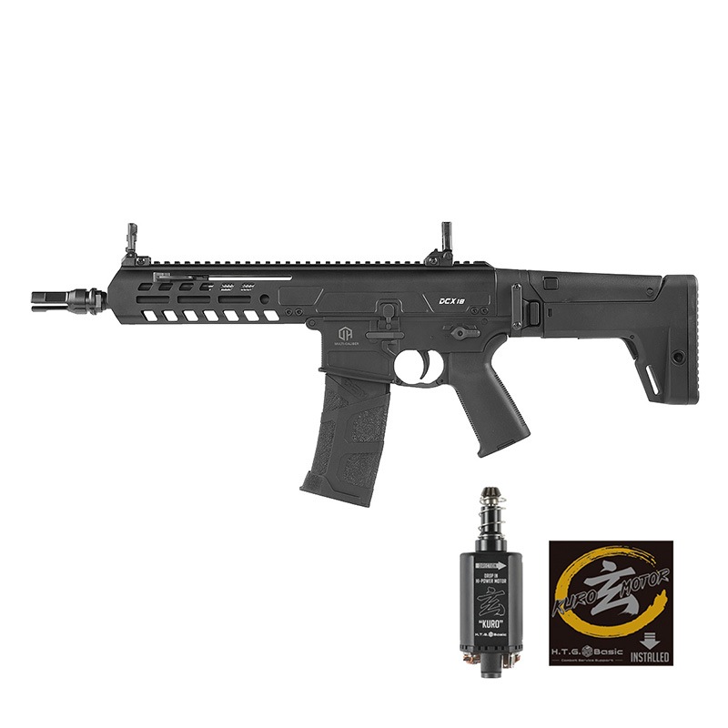 DE Airsoft DCX-18 AEG (玄モーター仕様/Kestrel V2搭載/JP Ver.) ガン