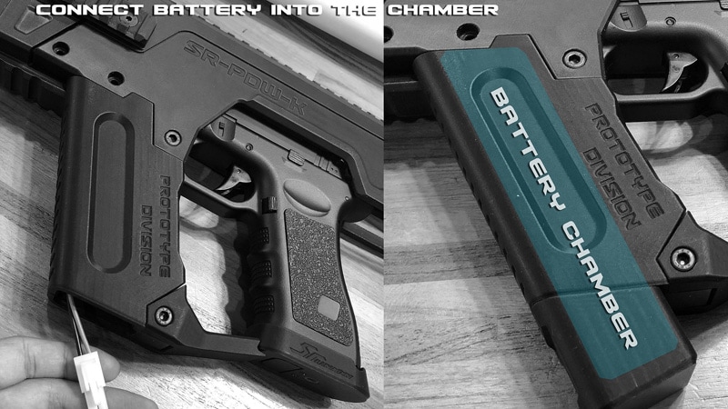 SRU Glock PDWキット用 延長ミニコネクター【メール便可能/他のメール