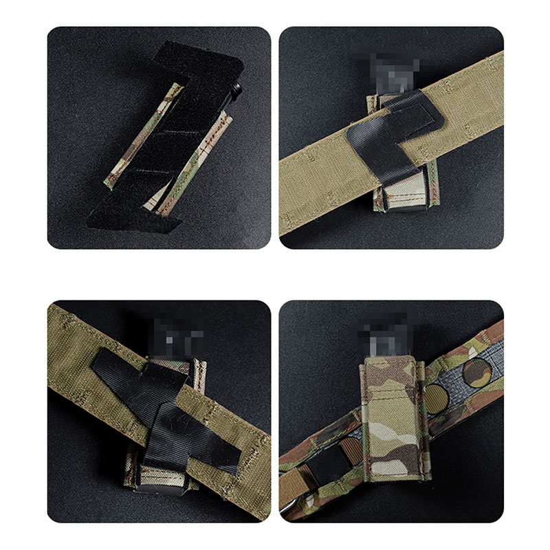 WoSporT esstacタイプ アングルド シングルピストルマガジンポーチ BK