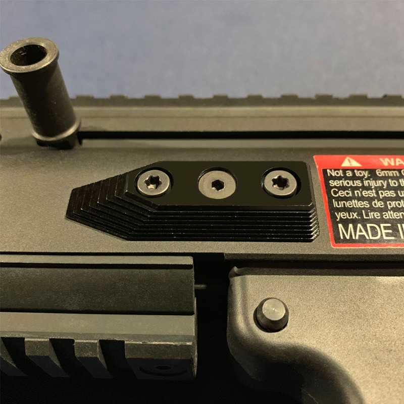 Maxx Model CNCアルミ バレルスクリューサポート VFC SCAR-L/H AEG対応