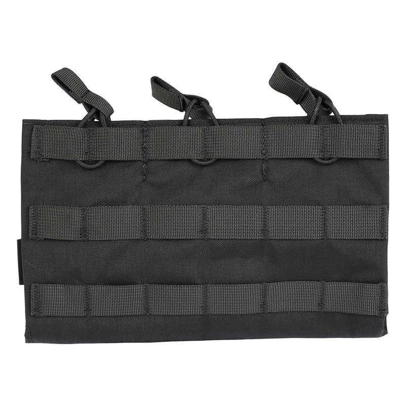 EMERSON 5.56mm オープントップトリプルマガジンポーチ BK【メール便