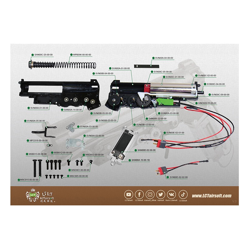 LCT SVDS 電動ガン (電子トリガー搭載/JP ver.) | エアガン本体,電動