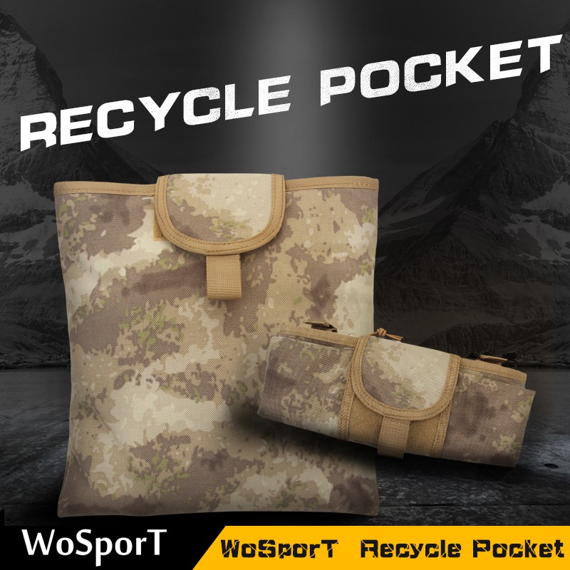 WoSporT ロールアップダンプポーチ GREY | サバゲー装備品,ポーチ