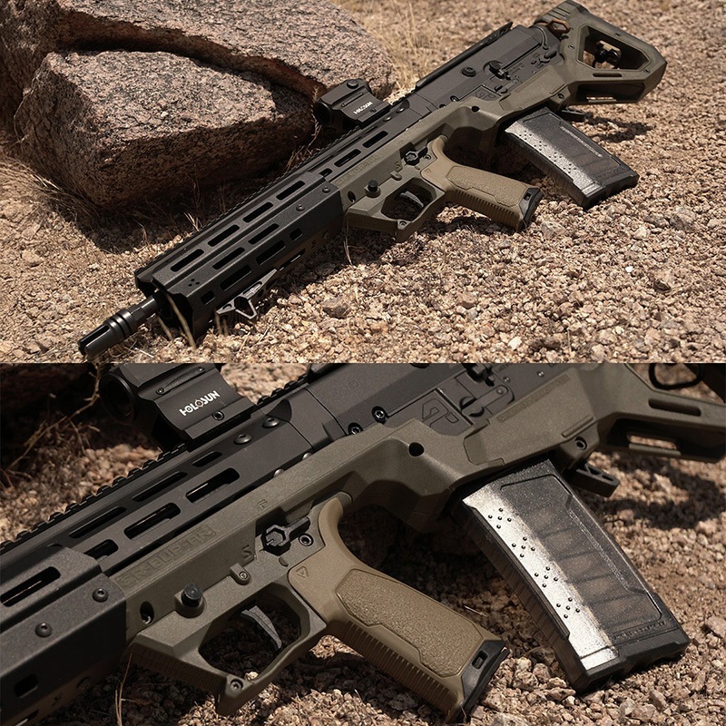 SRU PRECISION SARB-15/AR15 ブルパップシャーシキット Olive Drab GBB