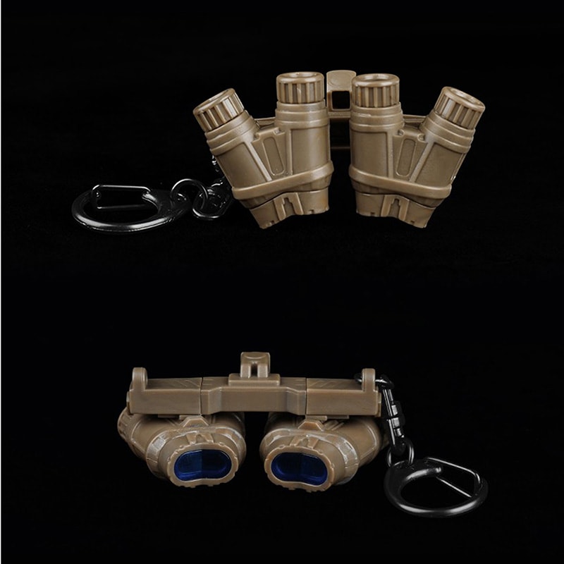 WoSporT GPNVG-18 ダミーナイトビジョン(NVG) キーチェーン Black