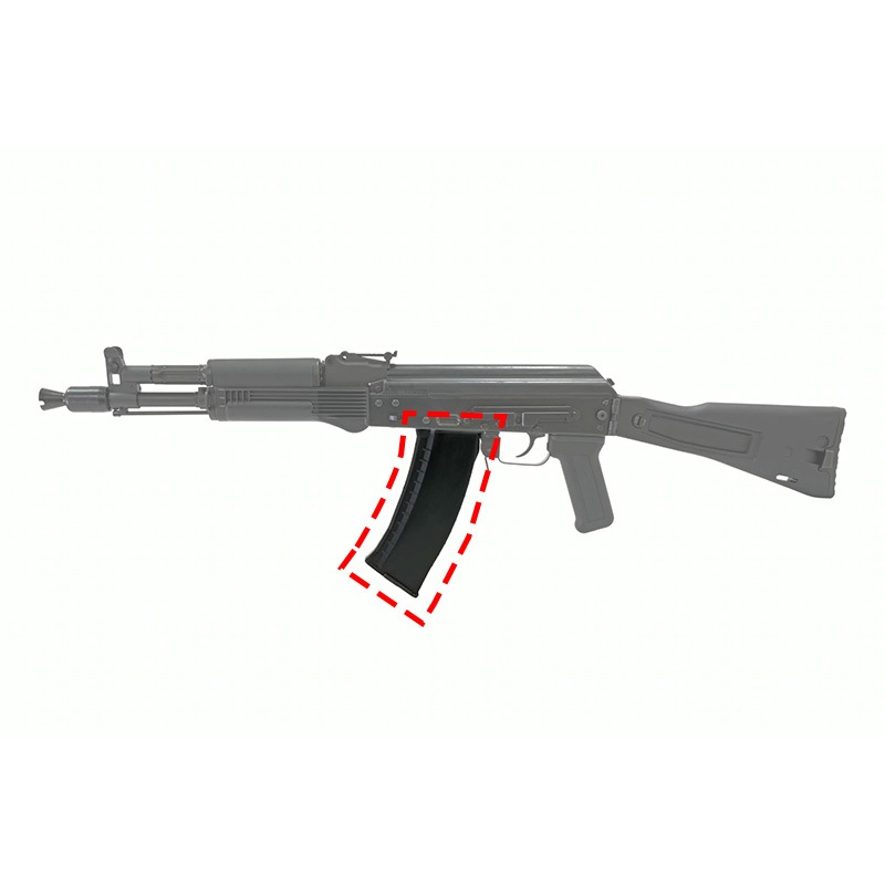 【予約7月頃予定】GHK CO2マガジン V3 AK用 AK74 Type スペアマガジン 30連 軽量 NewVer CO2ガスガン用【同梱不可】