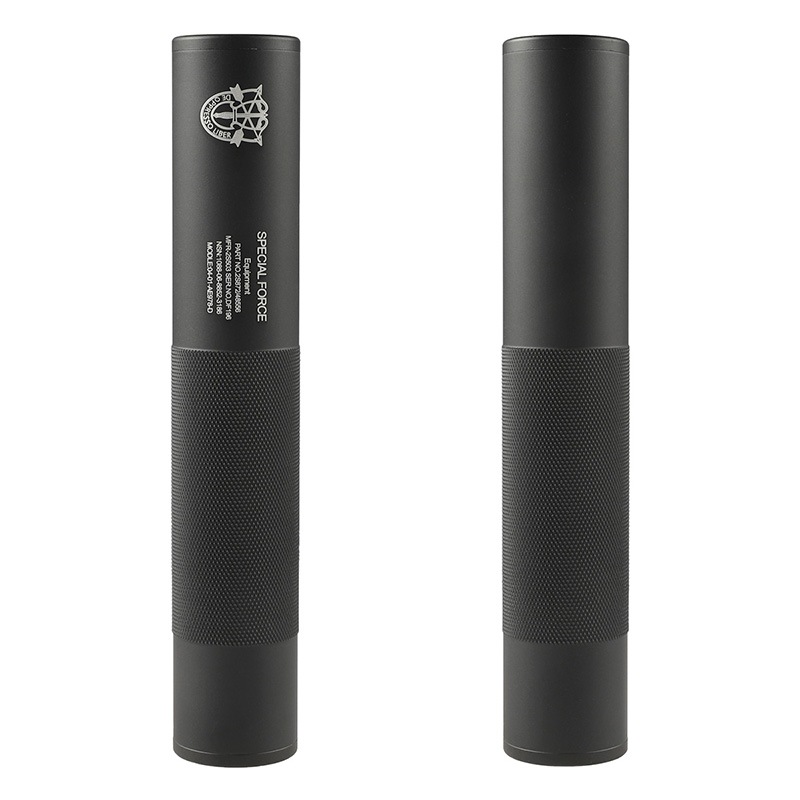 エアガン ブラック 伸縮式ストック サイレンサー付き エアガン ブラック 伸縮式ストック サイレンサー付き