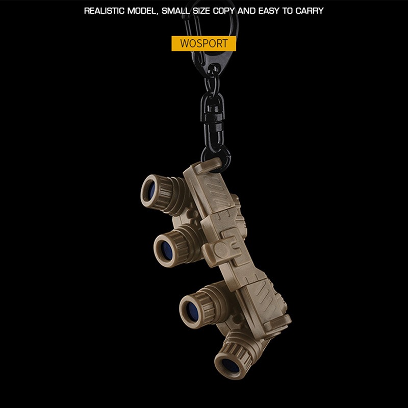 WoSporT GPNVG-18 ダミーナイトビジョン(NVG) キーチェーン Tan