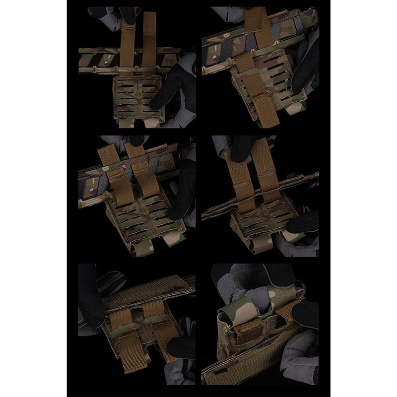 WoSporT AGILITE Magnetix タイプ MOLLE ベルト Lサイズ MC | サバゲー