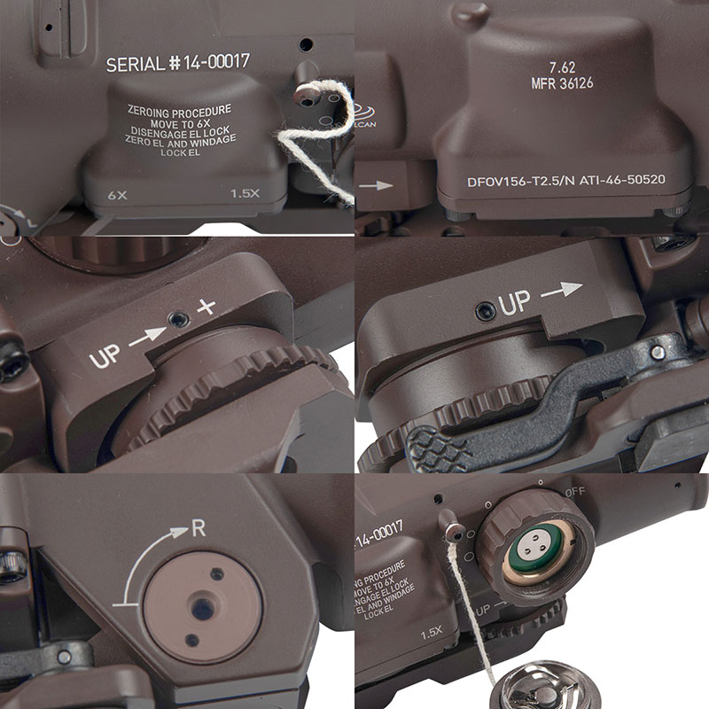 ELC Specter DR 7.62 1.5-6倍スコープ | 光学機器,スコープ