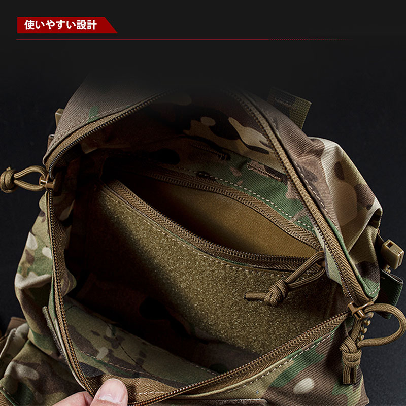 WoSporT Ferro Conceptsタイプ バックパネルダブルポーチ CP