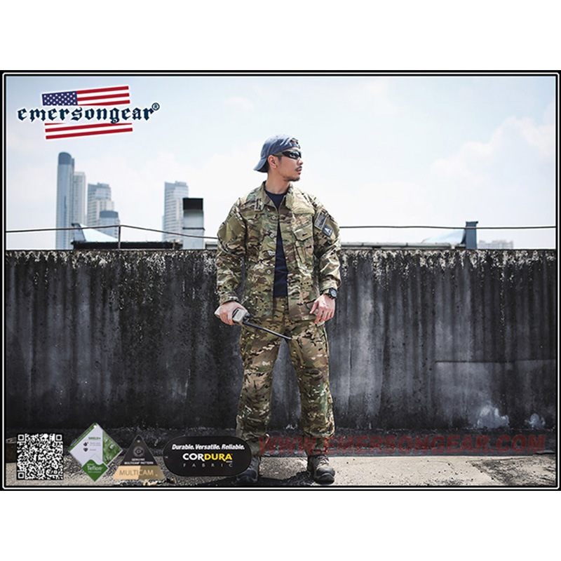 EmersonGear Blue Label R6タイプ BDU上下セット MC/M | サバゲー装備