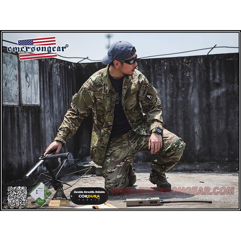 EmersonGear Blue Label R6タイプ BDU上下セット MC/M | サバゲー装備